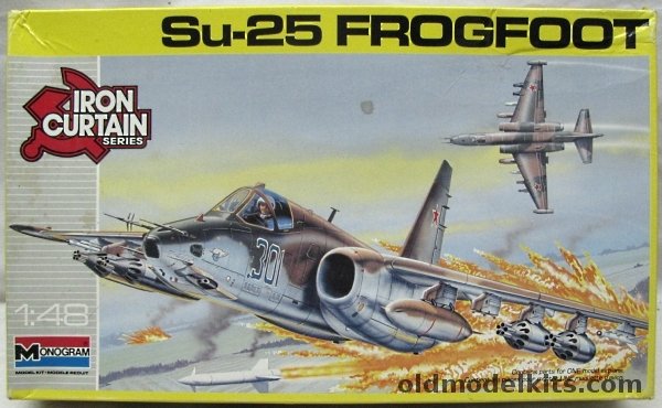 Monogram 1/48 Su-25 Frogfoot - Iron Curtain Series Issue, 5830 plastic model kit